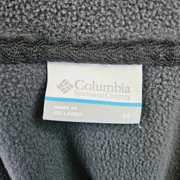 Columbia PFG Black Full Zip Jacket size Medium - Picture 9 of 9